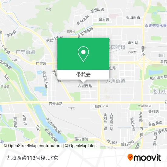 古城西路113号楼地图