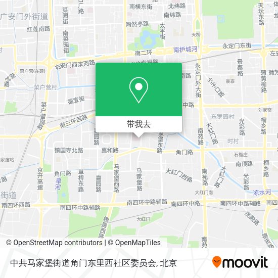 中共马家堡街道角门东里西社区委员会地图