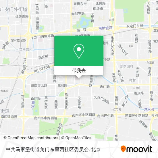 中共马家堡街道角门东里西社区委员会地图