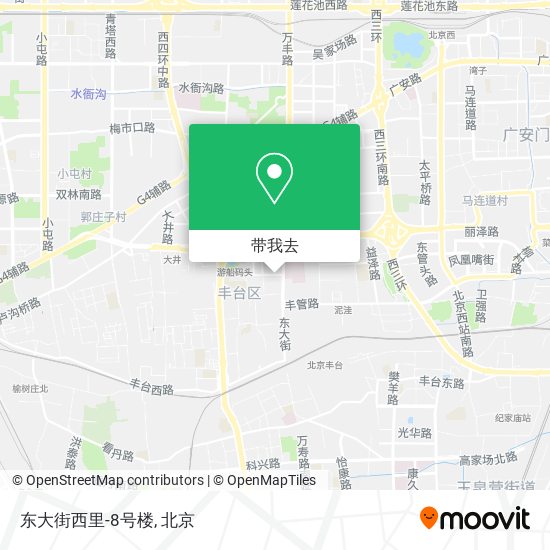 东大街西里-8号楼地图