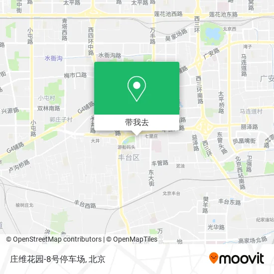 庄维花园-8号停车场地图