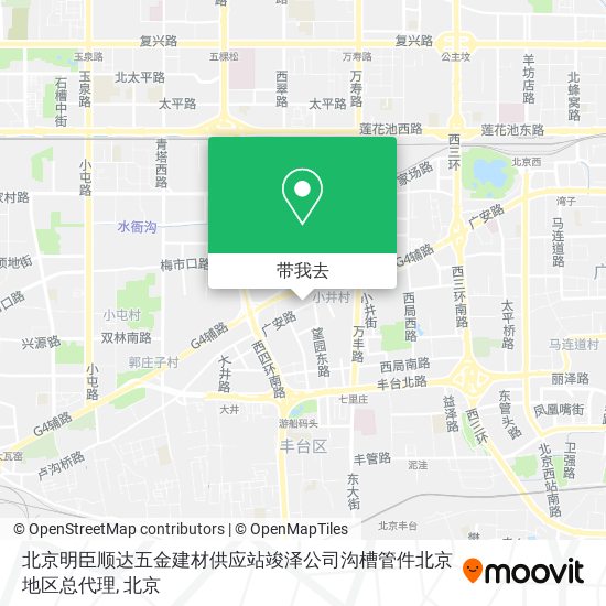 北京明臣顺达五金建材供应站竣泽公司沟槽管件北京地区总代理地图