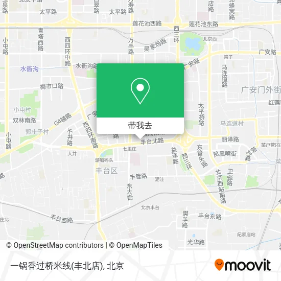 一锅香过桥米线(丰北店)地图
