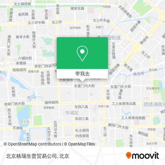 北京格瑞生普贸易公司地图