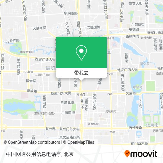 中国网通公用信息电话亭地图