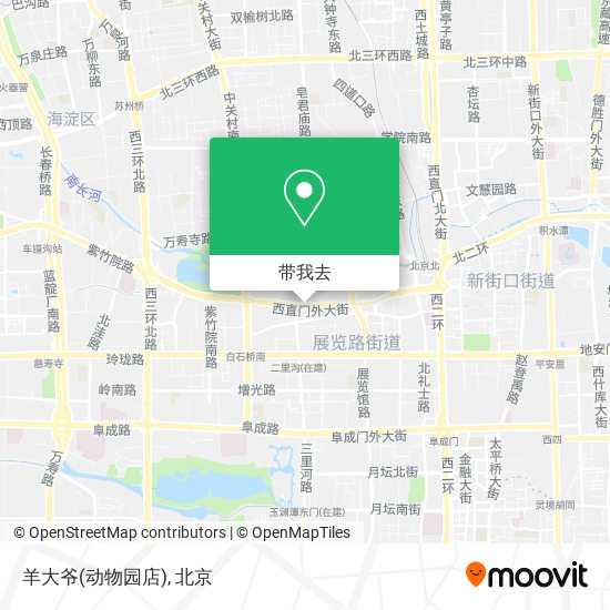 羊大爷(动物园店)地图