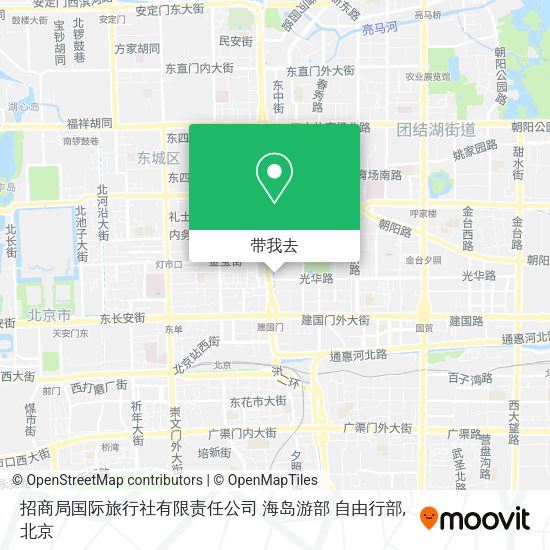 招商局国际旅行社有限责任公司 海岛游部 自由行部地图