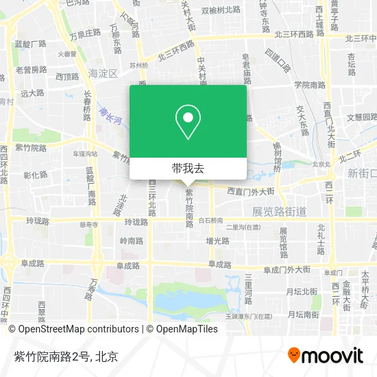 紫竹院南路2号地图