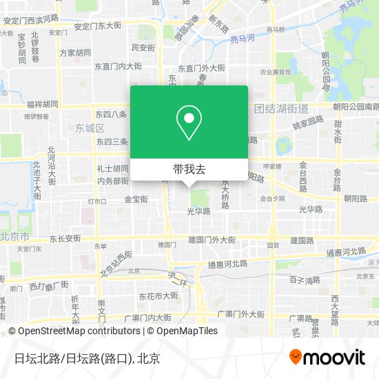 日坛北路/日坛路(路口)地图