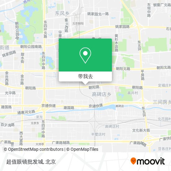 超值眼镜批发城地图