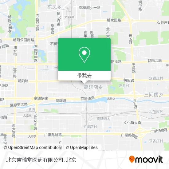 北京吉瑞堂医药有限公司地图