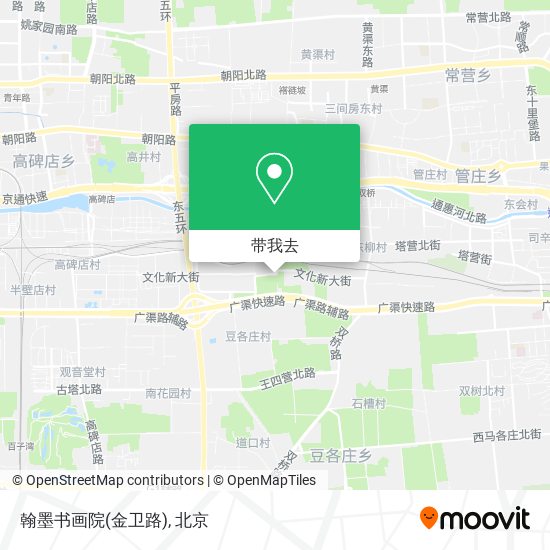 翰墨书画院(金卫路)地图