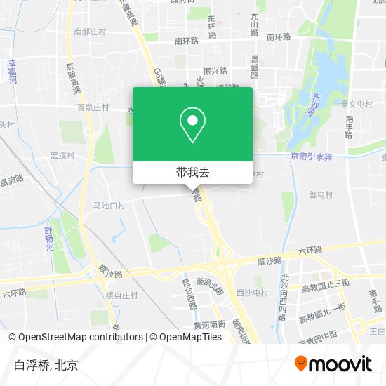白浮桥地图