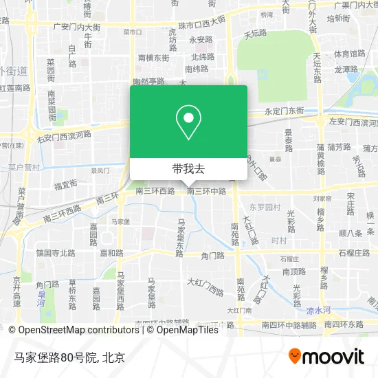 马家堡路80号院地图