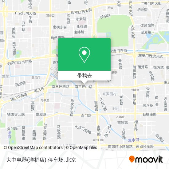 大中电器(洋桥店)-停车场地图