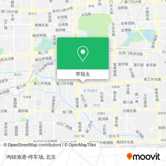鸿锦渔港-停车场地图