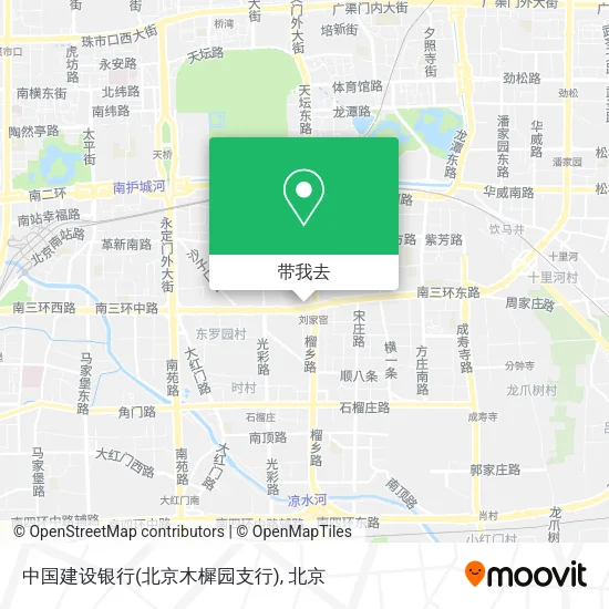 中国建设银行(北京木樨园支行)地图