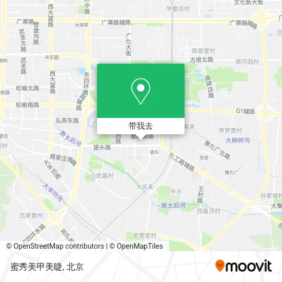 蜜秀美甲美睫地图