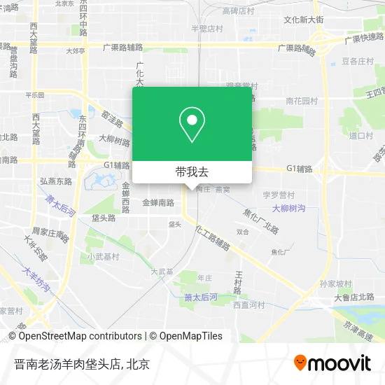 晋南老汤羊肉垡头店地图