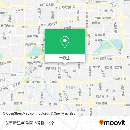 东革新里40号院-6号楼地图