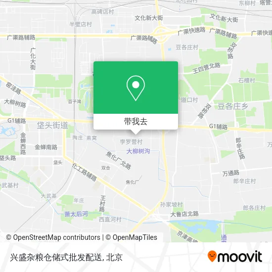 兴盛杂粮仓储式批发配送地图