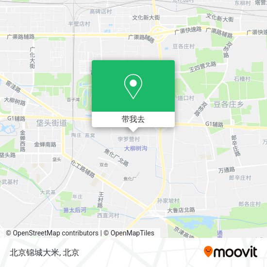 北京锦城大米地图