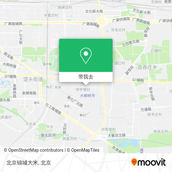 北京锦城大米地图