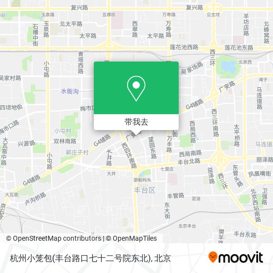 杭州小笼包(丰台路口七十二号院东北)地图