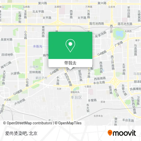 爱尚烫染吧地图