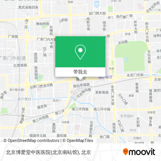 北京博爱堂中医医院(北京南站馆)地图