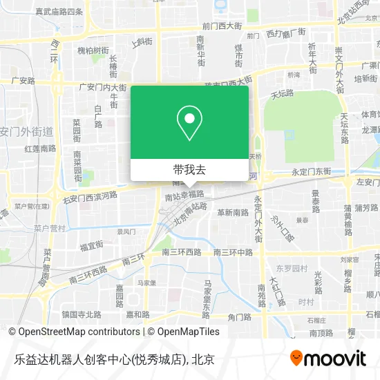 乐益达机器人创客中心(悦秀城店)地图