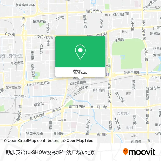 励步英语(U-SHOW悦秀城生活广场)地图