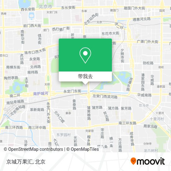 京城万果汇地图