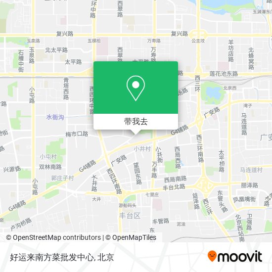 好运来南方菜批发中心地图