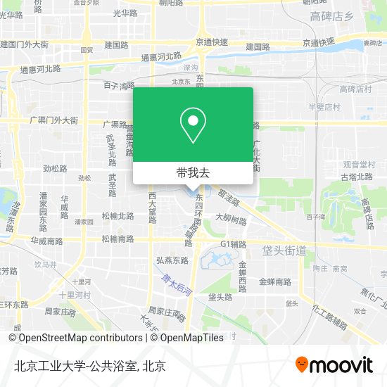 北京工业大学-公共浴室地图