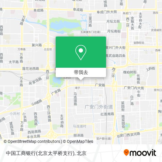 中国工商银行(北京太平桥支行)地图