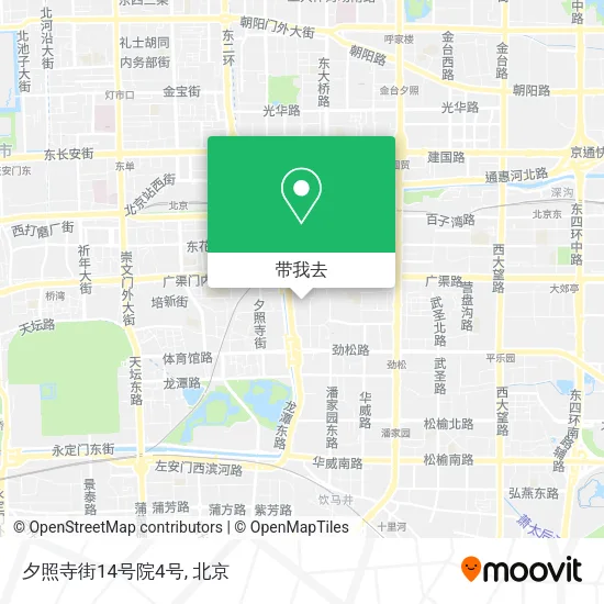 夕照寺街14号院4号地图