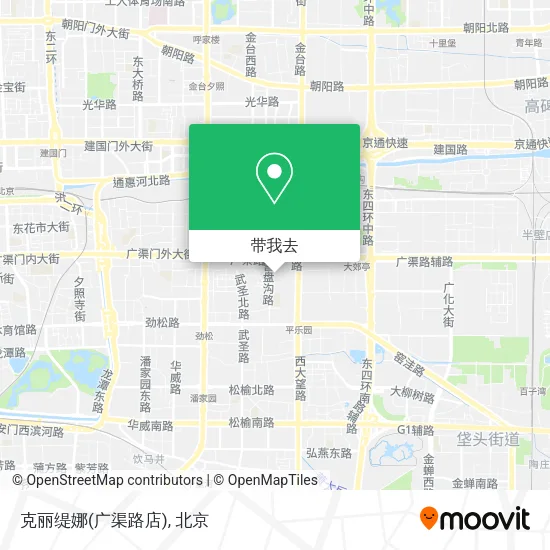 克丽缇娜(广渠路店)地图