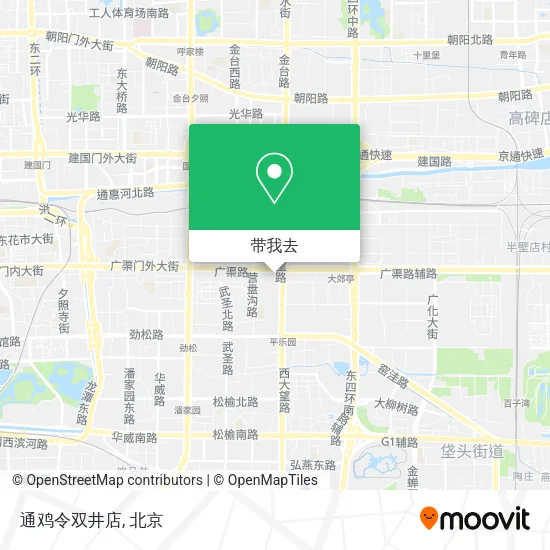 通鸡令双井店地图