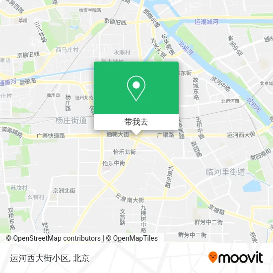 运河西大街小区地图