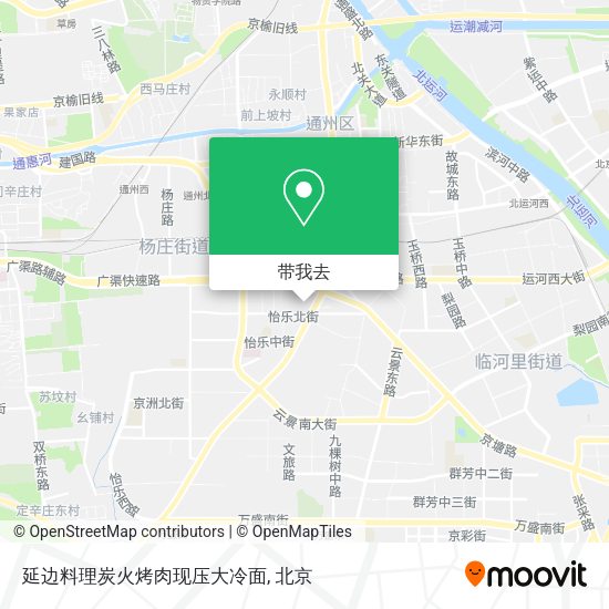 延边料理炭火烤肉现压大冷面地图