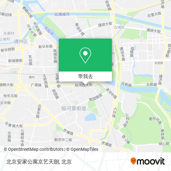北京安家公寓京艺天朗地图