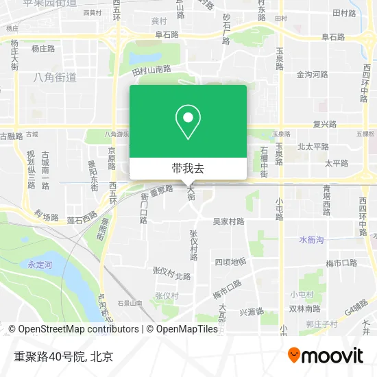 重聚路40号院地图