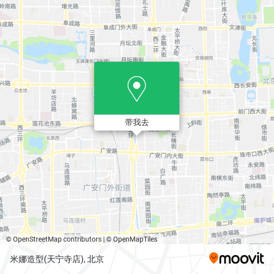 米娜造型(天宁寺店)地图
