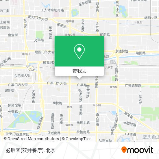必胜客(双井餐厅)地图