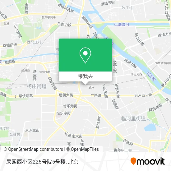 果园西小区225号院5号楼地图