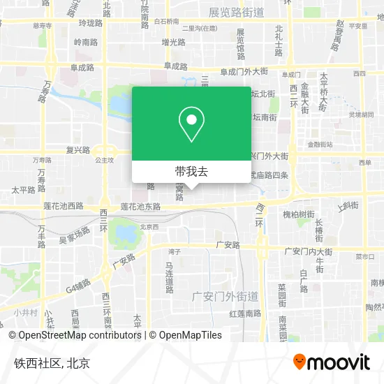 铁西社区地图