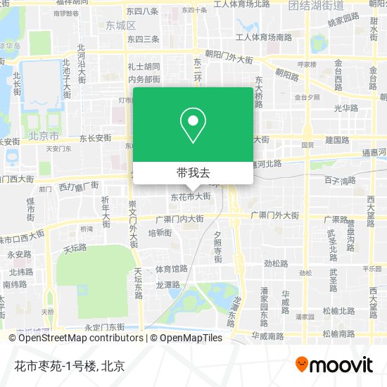 花市枣苑-1号楼地图