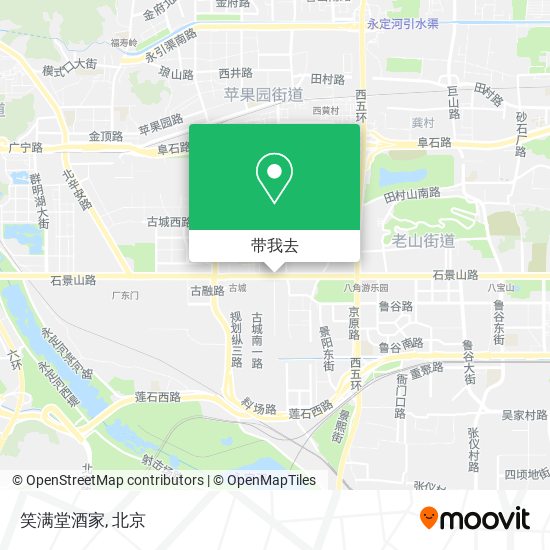 笑满堂酒家地图