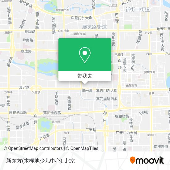 新东方(木樨地少儿中心)地图